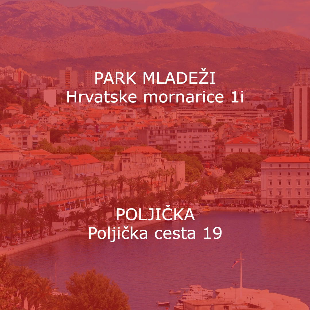 Naše usluge u Splitu sada su dostupne na dvije lokacije!
